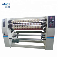 China manufacturer Semi-Automatic OPP BOPP adhesive tape slitting rewinding machine